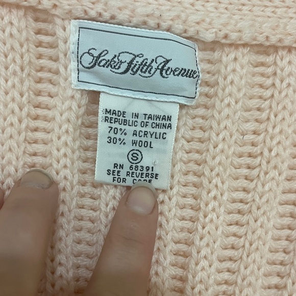 Saks Fifth Avenue Wool Blend Cardigan - Picture 3 of 5